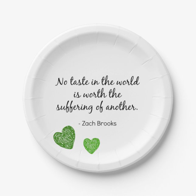 Vegan Paper Plates (Front)