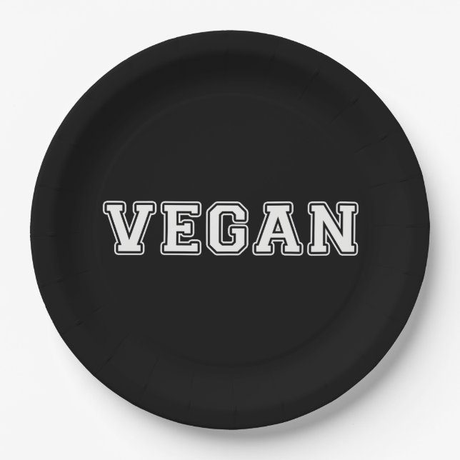Vegan Paper Plates (Front)