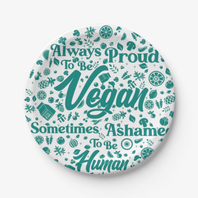 Vegan paper plates (Front)