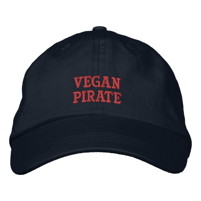 Vegan Pirate Cap (Front)