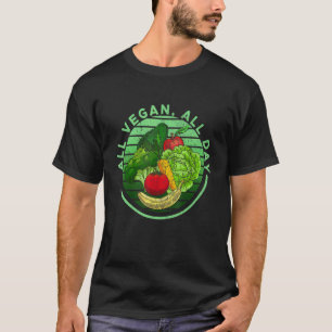 Vegan Plant Based Vegetarian Diet Veganism Veggies T-Shirt