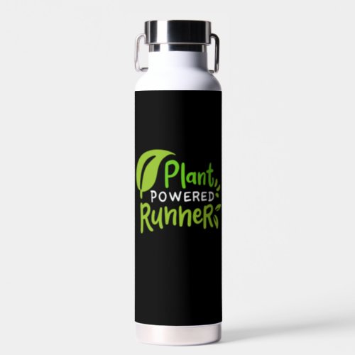 Vegan _ Plant Powered Runner Water Bottle
