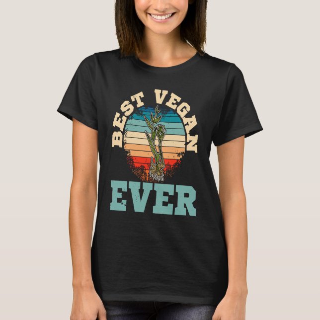Vegan plants nutrition greens food Salad Food  4 T-Shirt (Front)