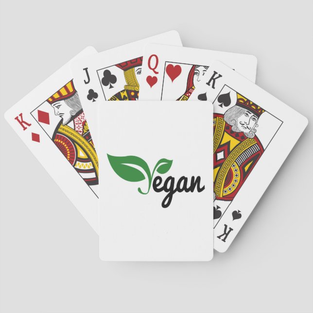 Vegan Poker Cards (Back)