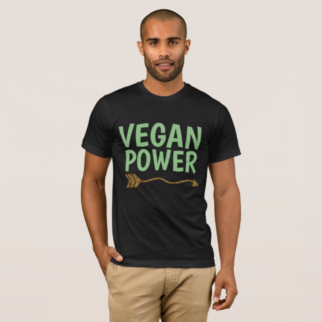 VEGAN POWER T-shirts (Front Full)