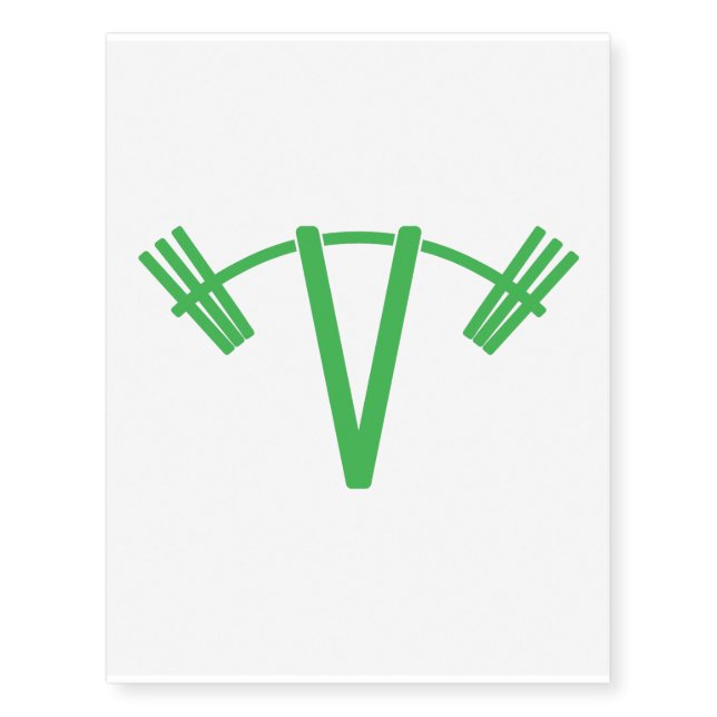 Vegan power temporary tattoos (Front)