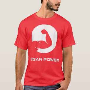 Vegan Power Vegan Vegetarian Muscles Beast On Fitn T-Shirt