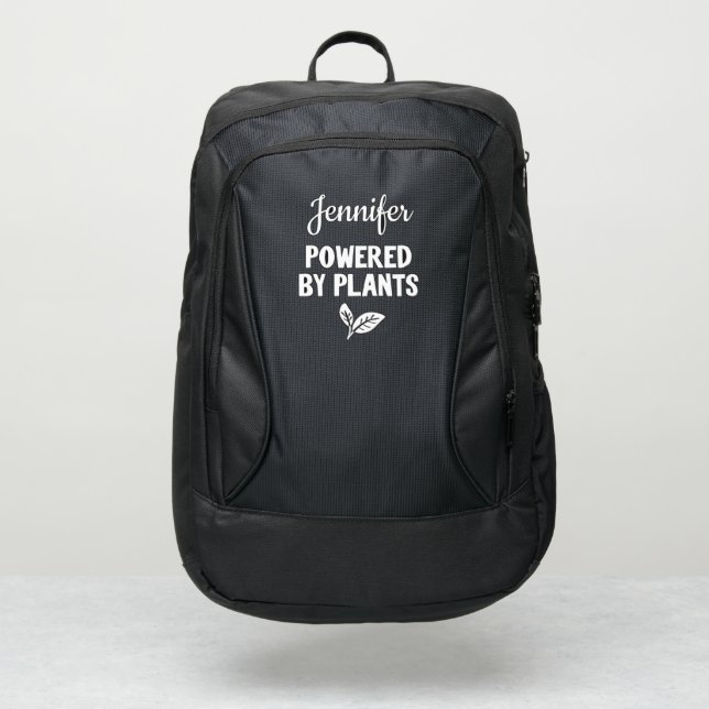 Vegan Powered by plants Port Authority® Backpack (Front)