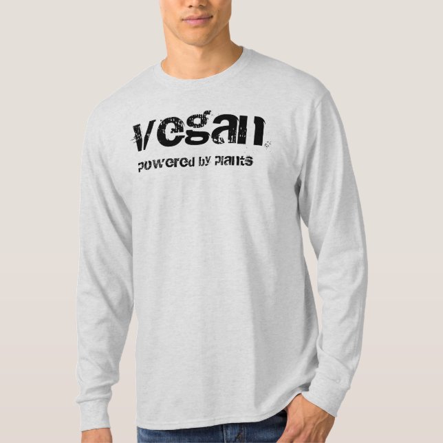 Vegan powered by plants T-Shirt (Front)