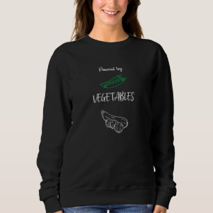Vegan Powered by Vegetables Cucumber 1 Sweatshirt
