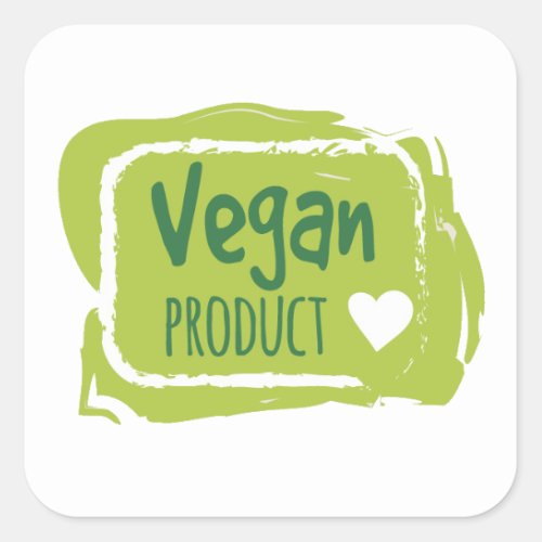 Vegan Product Label