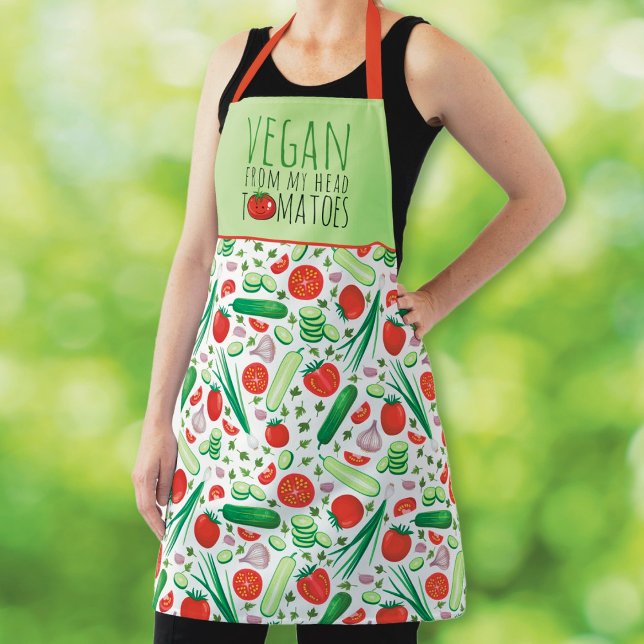 Vegan Pun Apron (Creator Uploaded)