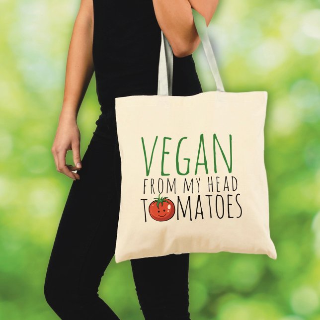Vegan Pun Tote Bag (Creator Uploaded)