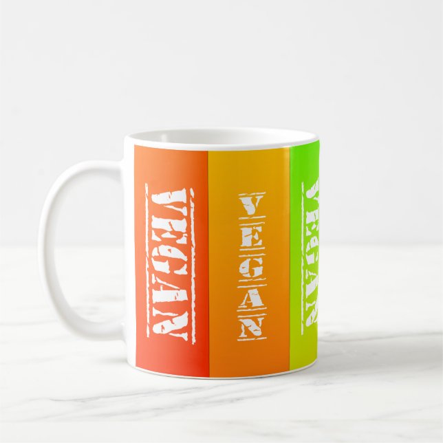 Vegan Rainbow Panels Mug (Left)