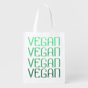 VEGAN Reusable Grocery Bag