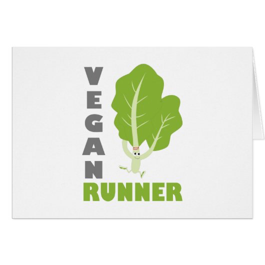 Vegan Runner - Kale (Front Horizontal)