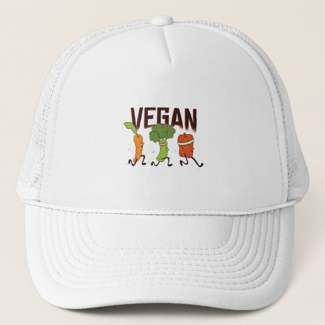 Vegan Runners Trucker Hat (Front)