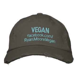 VEGAN Ryan.Moore.Vegan Embroidered Baseball Hat