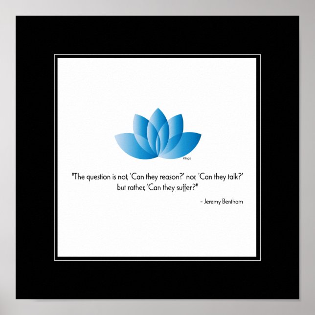 Vegan, Save an Animal - Wall Decor (Front)