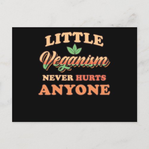 Vegan Saying Postcard