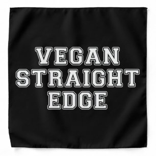 Vegan Straight Edge Bandana