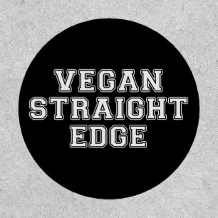 Vegan Straight Edge Patch