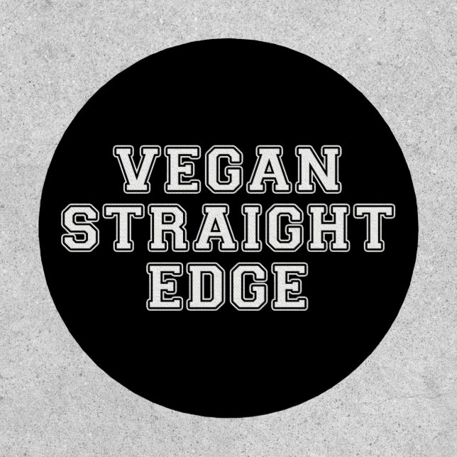 Vegan Straight Edge Patch (Front)