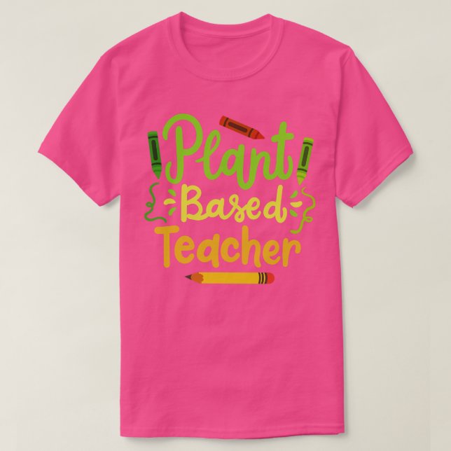 Vegan Teacher T-Shirt (Design Front)