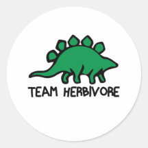 Vegan Team Herbivore Cute and Funny Dinosaur