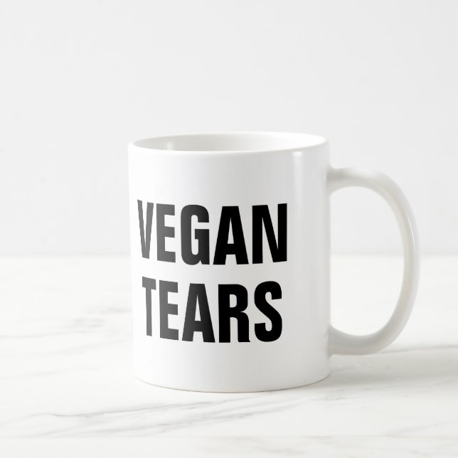 Vegan Tears Coffee Mug (Right)