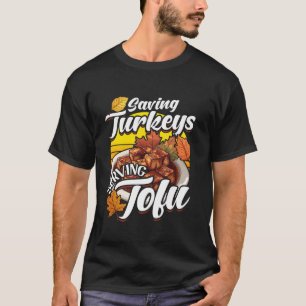 Vegan Thanksgiving Plant Based Feast for Vegetaria T-Shirt