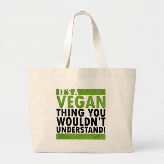 Vegan Thing Large Tote Bag