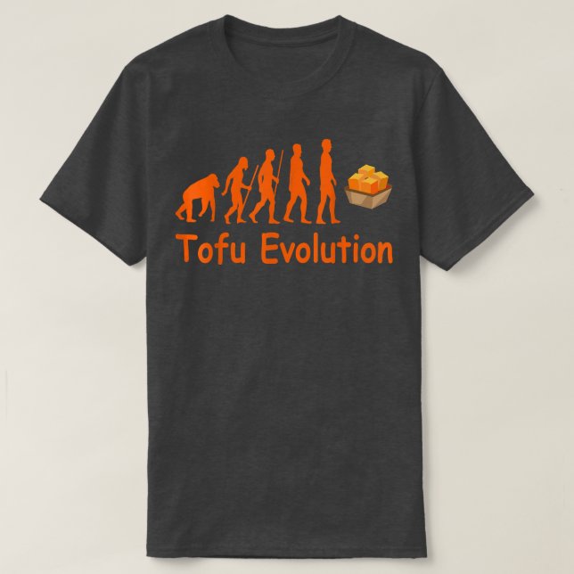 vegan tofu vegetarian vegetarian climate protectio T-Shirt (Design Front)