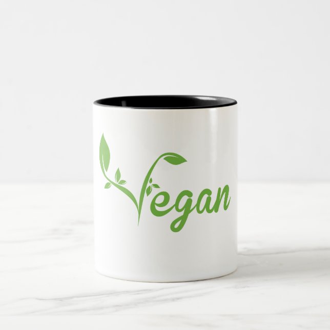 Vegan Two-Tone Coffee Mug (Center)