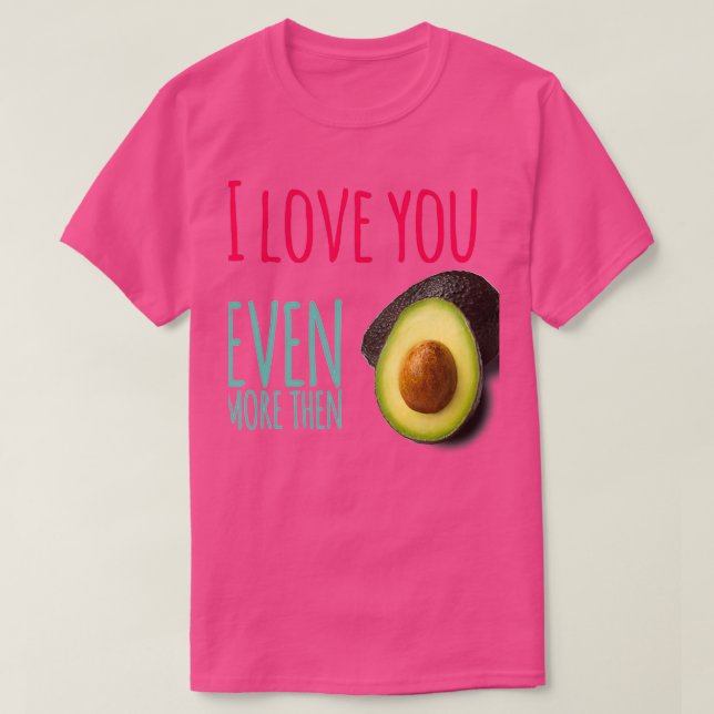 Vegan Valentinex27s Day Avocado Lover Avocado T-Shirt (Design Front)