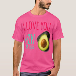 Vegan Valentinex27s Day Avocado Lover Avocado T-Shirt