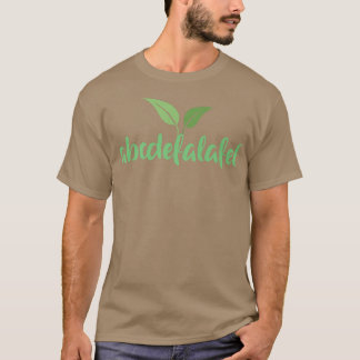 Vegan Vegan Animal Safety Vegetarian Falafel  T-Shirt
