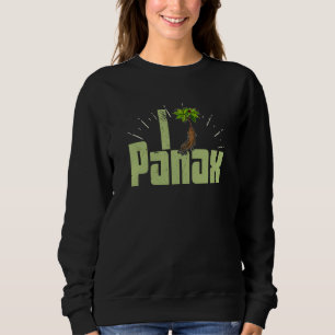Vegan Vegan Panax Plant Medicine Food Sayings  1 Sweatshirt