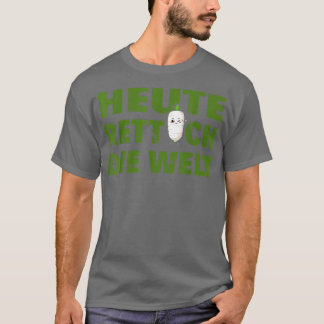 Vegan Vegan today radish the world vegetarians  T-Shirt