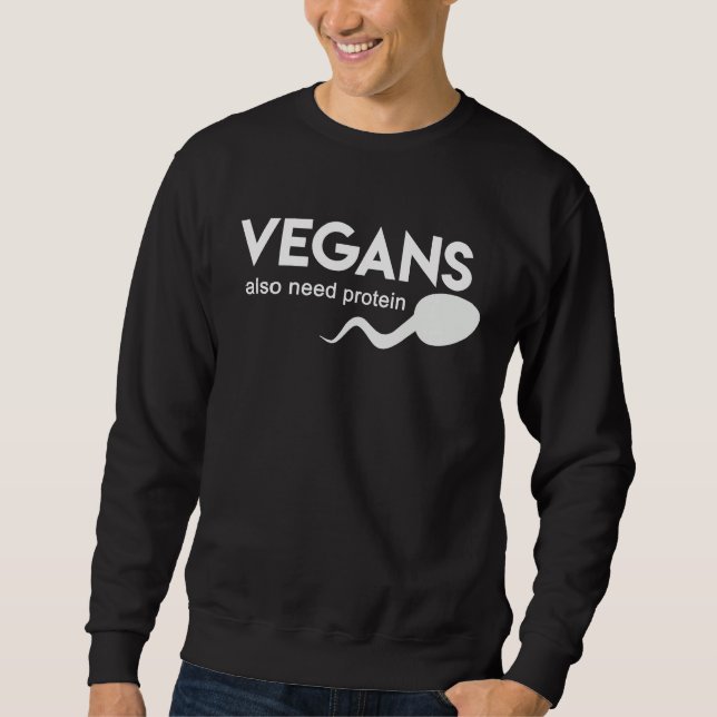 Vegan Vegan Vegetarian Vegetarian    1 Sweatshirt (Front)