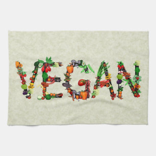 Vegan Vegetables Towel