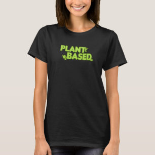 Vegan Vegetarian Food Vegans Plant Based Green Vin T-Shirt