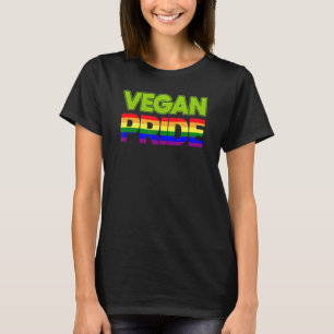 Vegan Vegetarian Food Vegans Plant Based Lgbt Vint T-Shirt