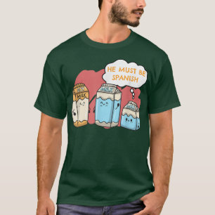 Vegan Vegetarian Food Vegans Soy Milk Must Be Span T-Shirt