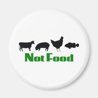Vegan / Vegetarian Not Food Magnet