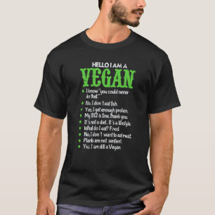 Vegan Vegetarian Plant Based Diet Veganism Distres T-Shirt