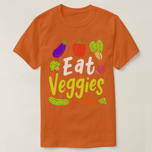 Vegan Vegetarian T-Shirt (Design Front)