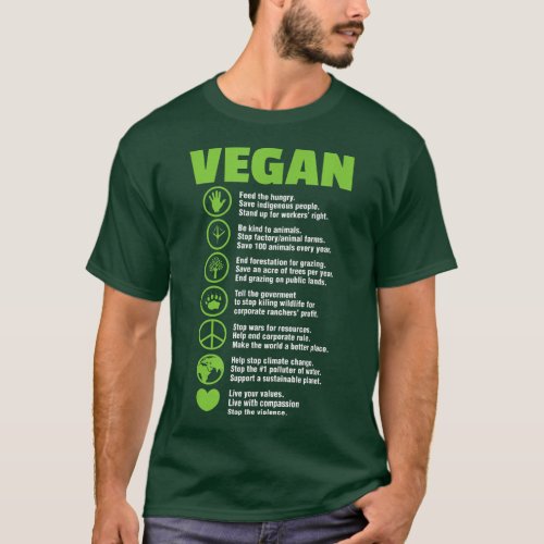 Vegan Vegetarian Veganism PlantBased Diet  T_Shirt