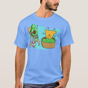 Vegan Vegetarian Vegans Plant Based Avocado Dip Sa T-Shirt