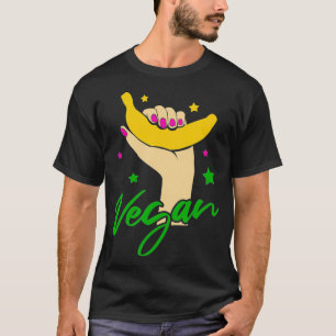 Vegan Vegetarian Vegetables Fruit Healthy Banana T-Shirt